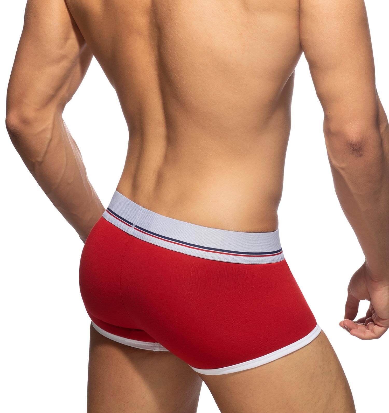 Rote Boxershorts 'Cotton Trunk' von Addicted Underwear, Rückansicht