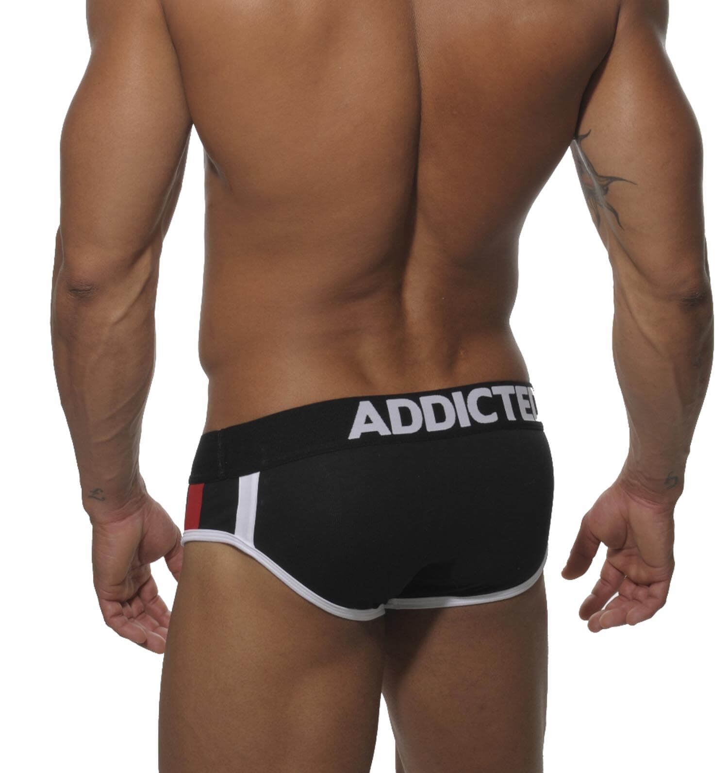 Sportlicher Herren Slip 'PACK UP SPORT BRIEF' von Addicted mit Push-Up Einlage, Rückansicht