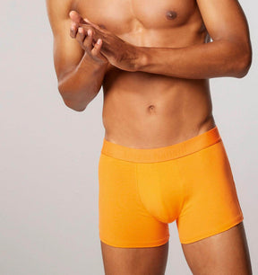 orange Bruno Banani Retro Boxershorts in stylischer Neonoptik
