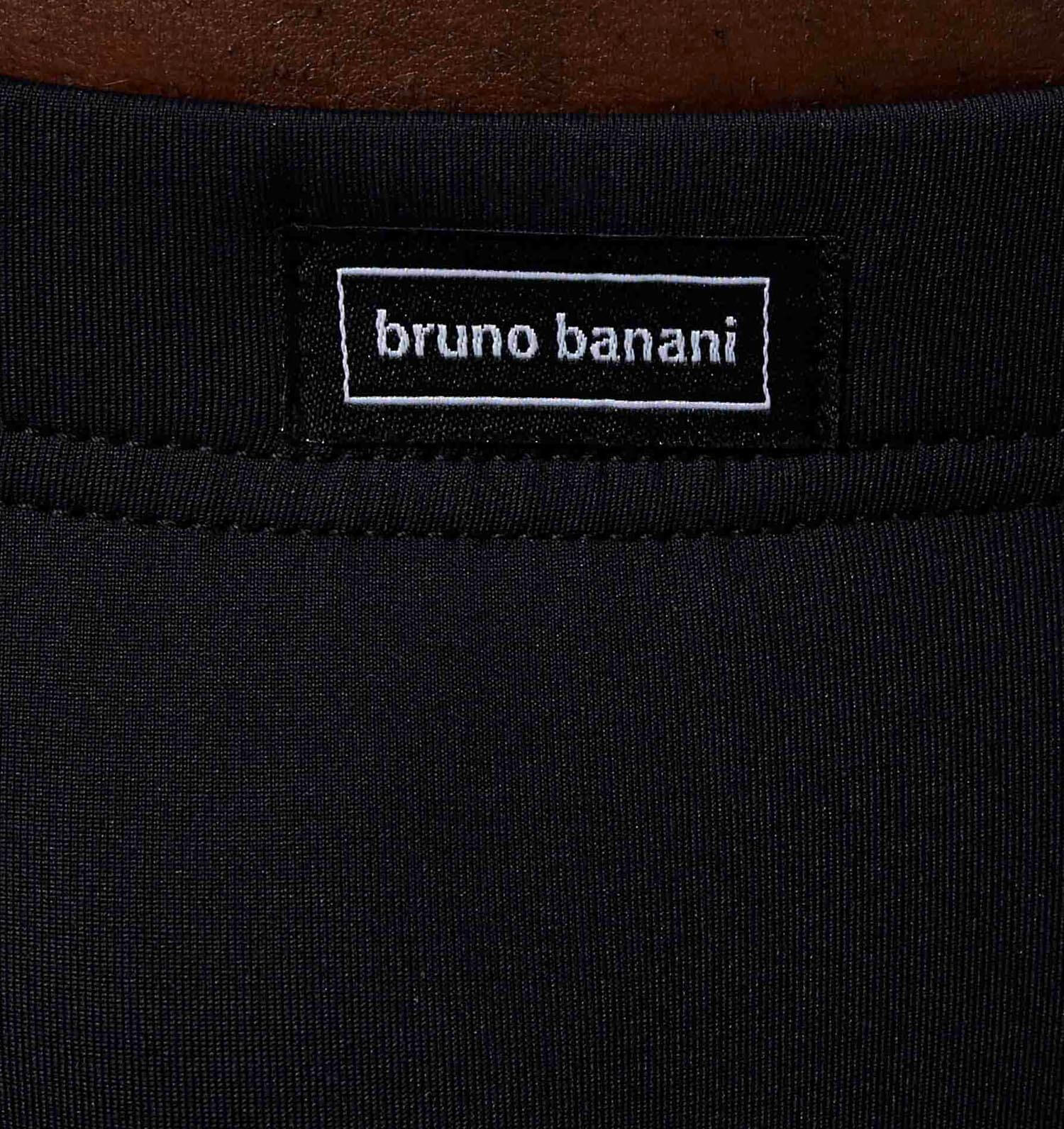 sportlicher Mikrofaser Slip für Männer von Bruno Banani in schwarz, Detail