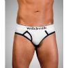 Wildmilk Herren Slip CUTEY BRIEF weiß - front