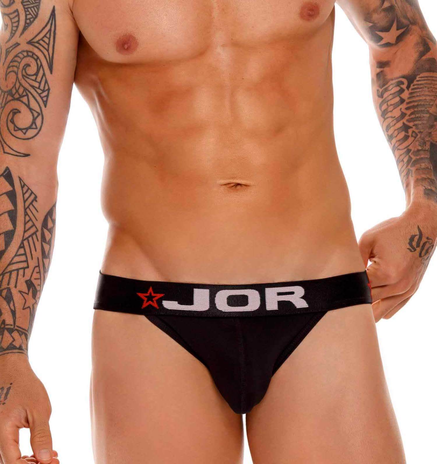 Sexy Herren-String 'BLACK THONG' von JOR Underwear