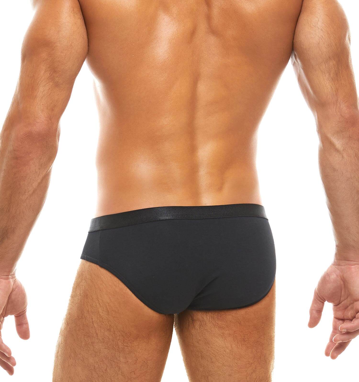 schwarzer Herren Slip 'Modus Vivendi Classic Brief' Rückansicht