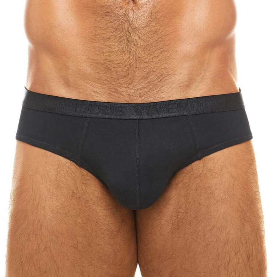 schwarzer Herren Slip 'Modus Vivendi Classic Brief' in zeitlos elegantem Design und bestem Tragekomfort