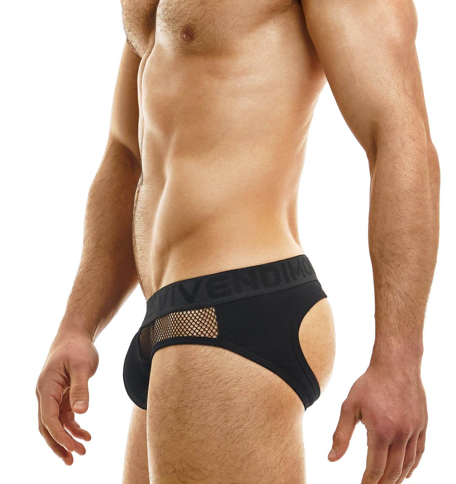 reizvoller Jockstrap aus der MESH LINE von Modus Vivendi Underwear in schwarz