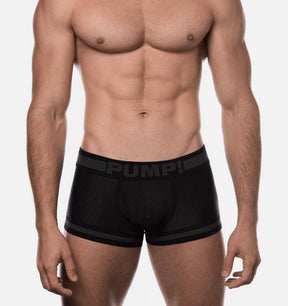 Mesh Boxershorts 'Touchdown Ninja' von PUMP! Underwear in schwarz