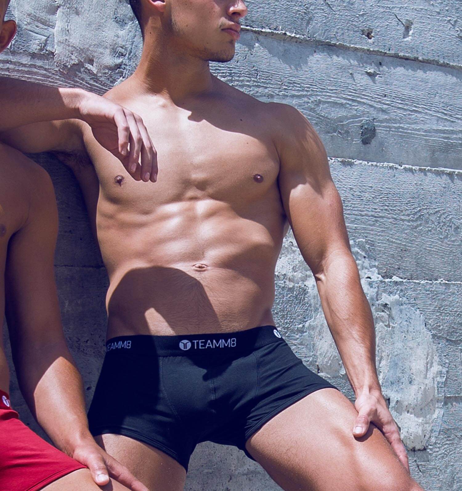 Coole Boxershorts 'Super Low Boxer' in schwarz der Marke TEAMM8, Lifestyle