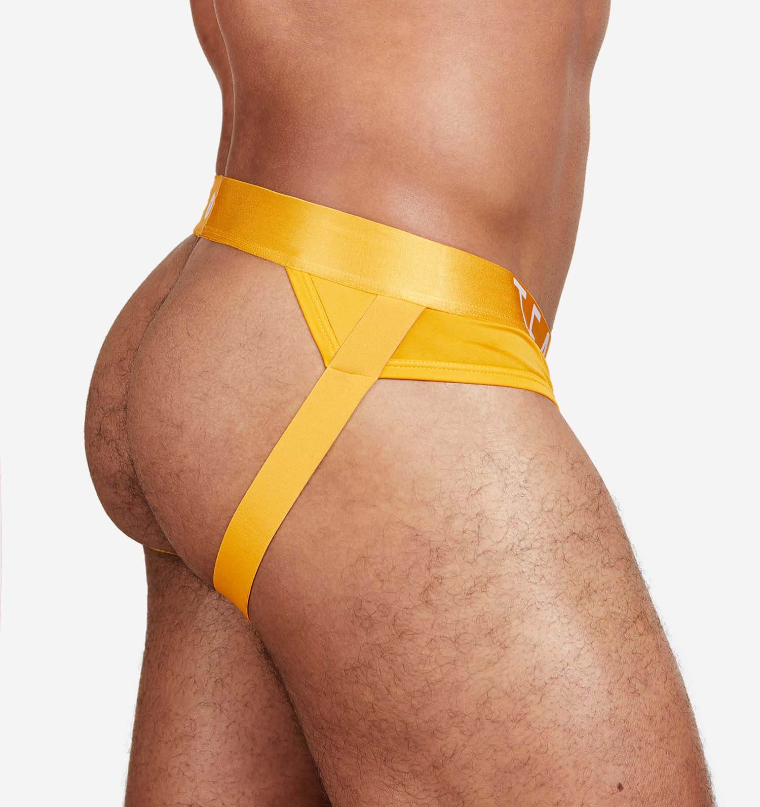 citrus-gelber Jockstrap aus der TEAMM8 Spartacus Underwear Kollektion, Seitenansicht