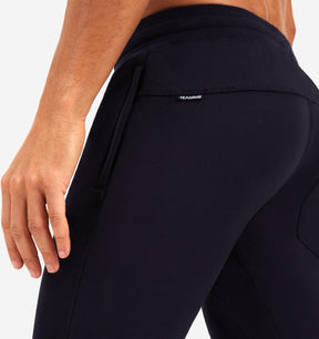 Slim-Fit Jogginghose 'RIDER SWEAT PANT' von TEAMM8 Sportswear in navy, Rückansicht